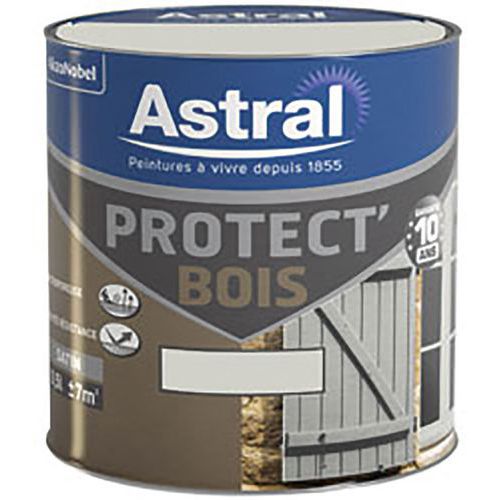 Peinture protectrice bois satinée - Astral