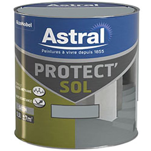 Peinture protectrice satin haute résistance pour sol - Astral