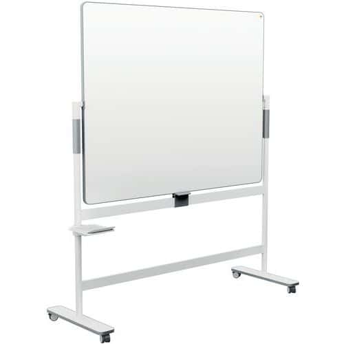 Tableau blanc mobile pivotant Move & Meet - 1500x1200mm - Nobo