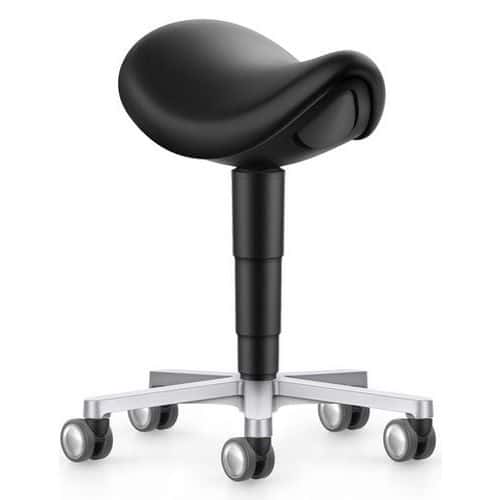 Tabouret Selle Bimos sur roulettes - Interstuhl