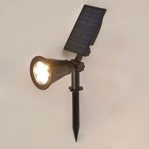 Spot solaire de jardin à piquer lumière variable Corep