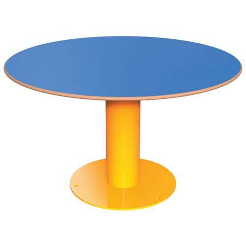 Table TINY ronde Ø 90 cm plateau HPL/structure métal - BUTON DESIGN