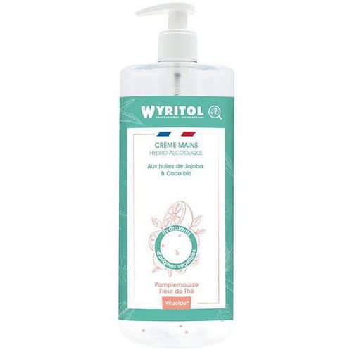 Crème mains hydroalcoolique - 500ml - Wyritol