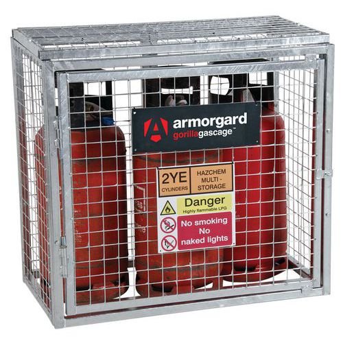 Box de stockage pour bouteilles de gaz Gorilla Gas Cage - Armorgard