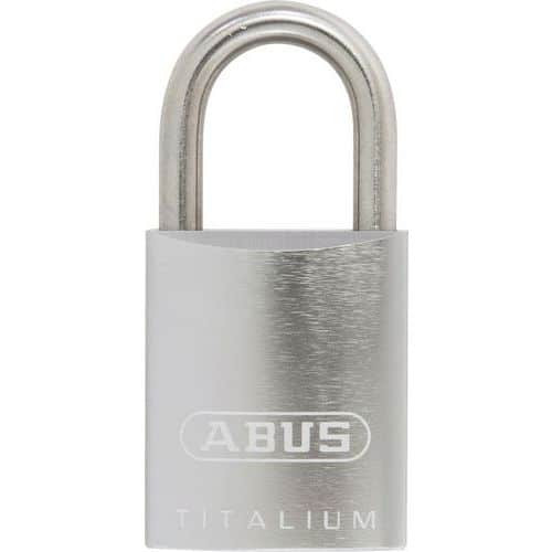 Cadenas Titalium 86TI - 45mm anse inox pour Cyl Euro - Abus