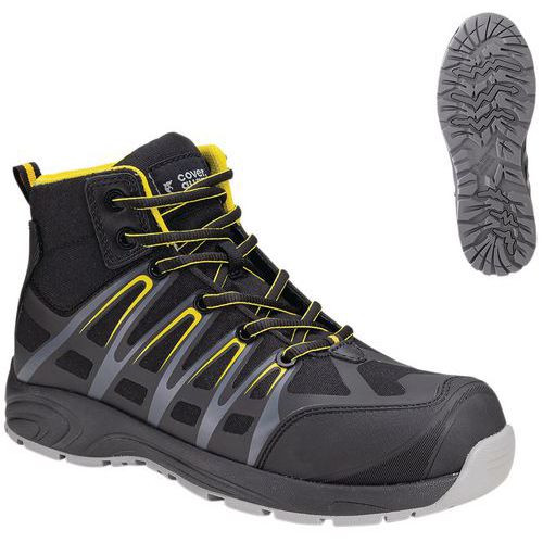 Chaussures de sécurité hautes Aluni S3 SRC Noir Jaune - Coverguard