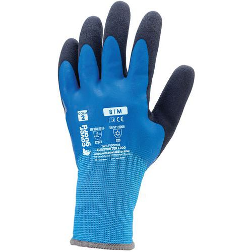 Gants de protection thermique Eurowinter enduction latex - Coverguard