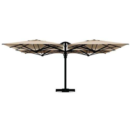 Parasol Quattro Carbon 6 x 6 m sans volant Scolaro