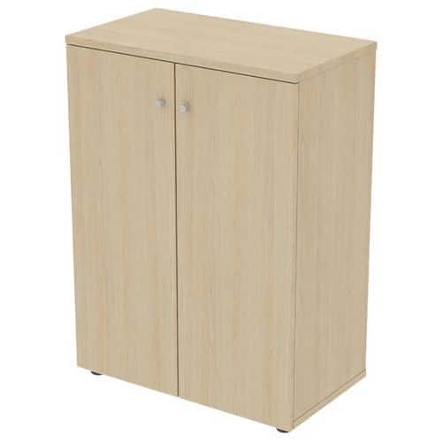 Armoire mi haute portes battantes largeur 80 cm