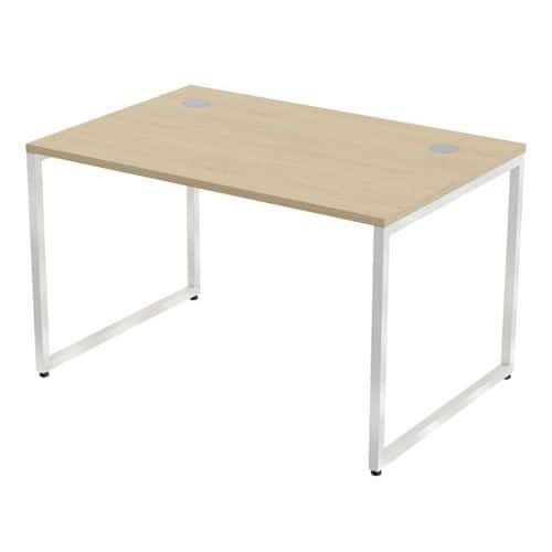 Bureau droit Kad pied cadre 120 x 80 cm