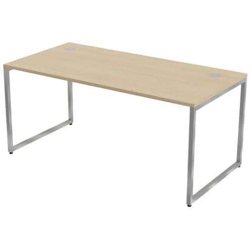 Bureau droit Kad pied cadre 160 x 80 cm