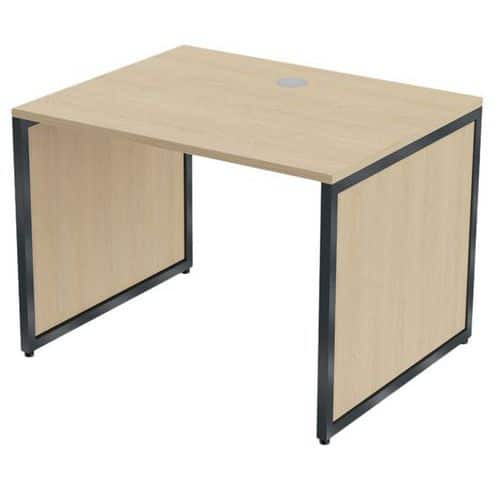 Bureau droit Kad pied panneau 100 x 80 cm