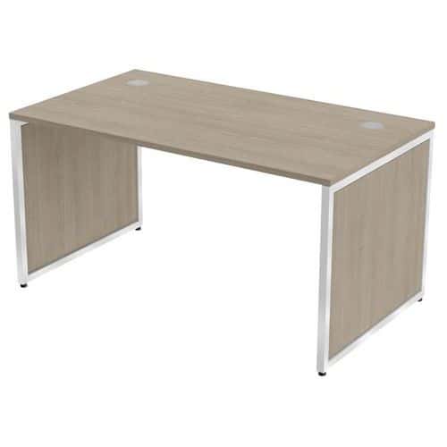 Bureau droit Kad pied panneau 140 x 80 cm