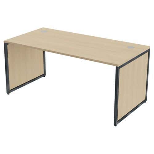 Bureau droit Kad pied panneau 160 x 80 cm