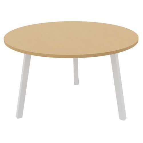 Table de réunion ronde 3 pieds Ø 120 cm Partage