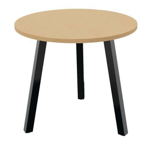 Table de réunion ronde 3 pieds Ø 80 cm Partage