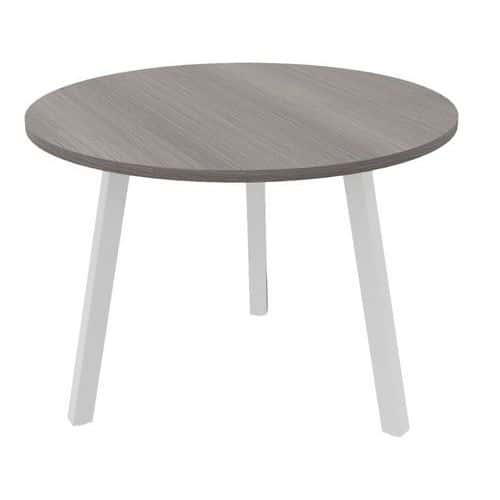 Table de réunion ronde 3 pieds Ø 100 cm Partage