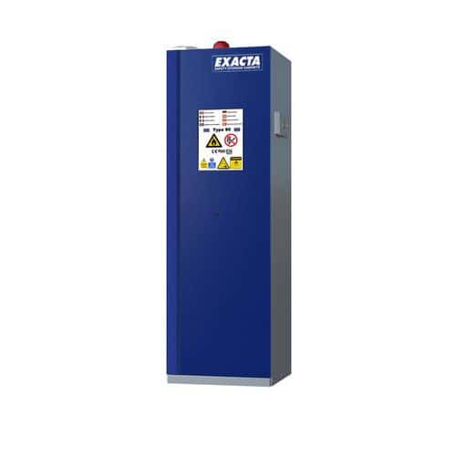 Armoire sécu haute bleue batterie lithium centrale d'alarme extincteur