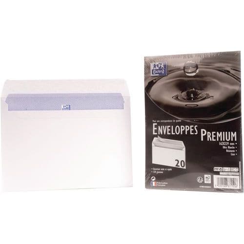 Enveloppes 162x229 120g auto adhésives premium - Oxford