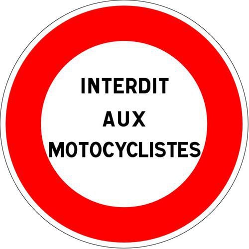 Panneau de signalisation B19 Autres interdictions - Kelias