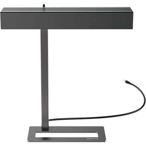 Lampe Sundesk Day 03 Led noir socle europe - Dayvia - Unilux