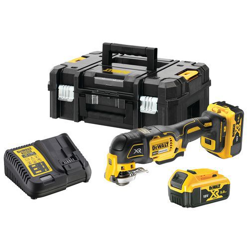 Multi-cutter XR 18V 5Ah - 35 accessoires, 2 batteries, coffr