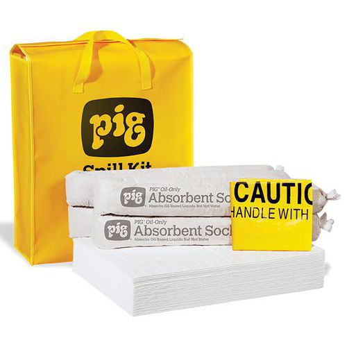 Kit absorbant portable hydrocarbures - Pig