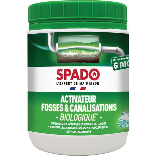 Activateur biologique fosses septiques et canalisations - Spado Expert De Ma Maison