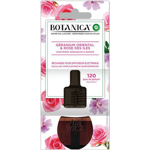 Recharge electrique botanica des iles et geranium oriental -Air Wick