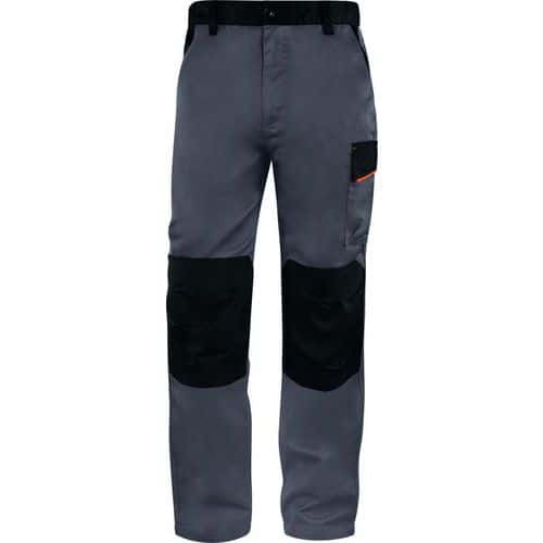 Pantalon de travail - M1PA2 Gris-Orange - Delta Plus