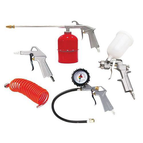 Kit outils 5 pièces pneumatiques