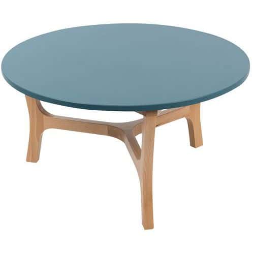 Table basse ronde Ø 80 cm Zélos 1 plateau - Manutan Expert