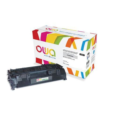 Toner capacité standard compatible HP 80A Black - OWA