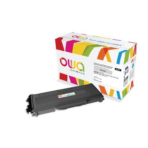 Toner haute capacité compatible Brother TN2120 Black - OWA