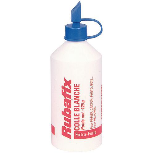 Colle blanche vinylique en flacon de 125 g - Rubafix