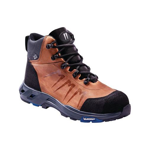 Chaussures de sécurité hautes Addict Brown S3 CI HI HRO SRC - Mille