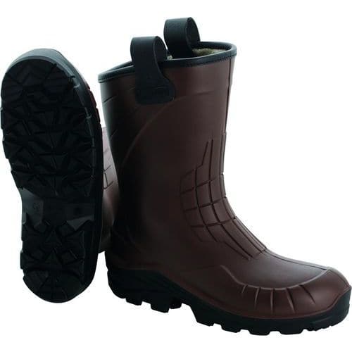 Demi-bottes sécurité AEROTECH S5 FE CI FO SR Marron - Delta Plus