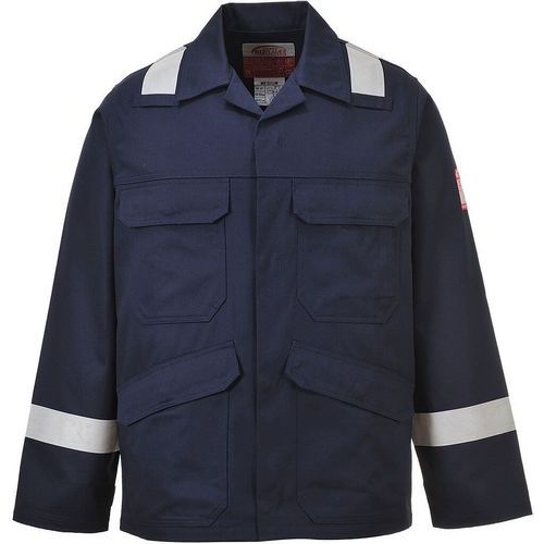 Veste Bizflame Plus pour soudeur FR25 Bleu marine - Portwest