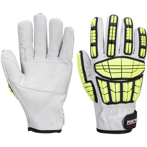 Gant anti-coupure en cuir niveau F Impact Pro Cut A745 - Portwest