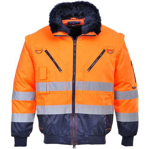 Blouson pilote haute visibilité 3-en-1 PJ50 - Portwest