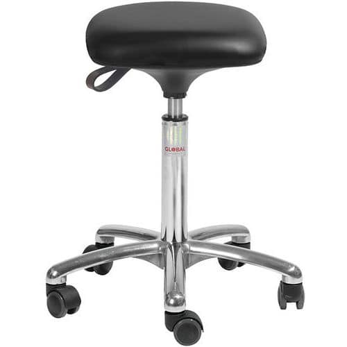 Tabouret Tetra - Imitation cuir - Medium - Global Professional Seating