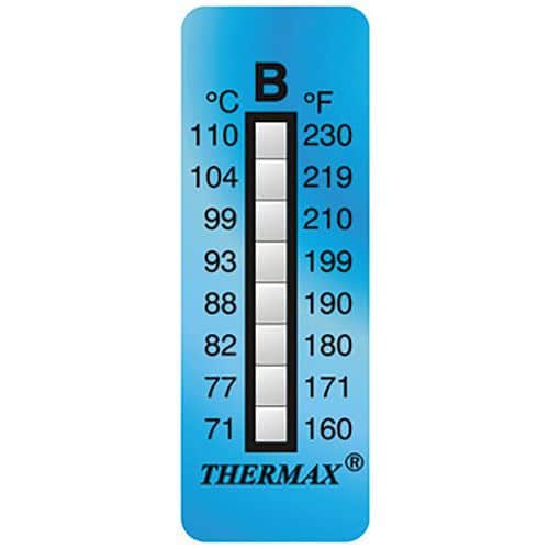 Indicateur irréversible - Thermax 8 températures