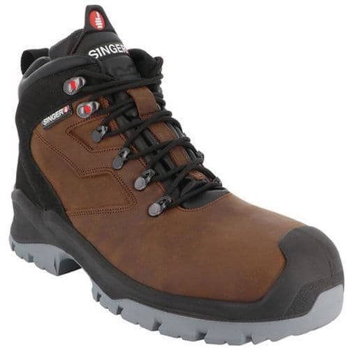 Chaussures de sécurité hautes en cuir S3 WR SRC - Singer Safety