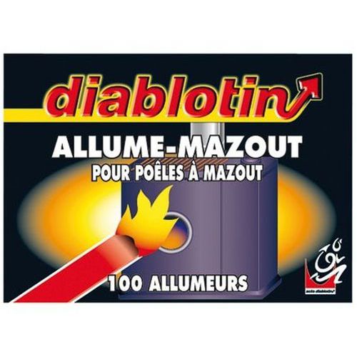 Allume mazout - Boîte de 100 - Diablotin