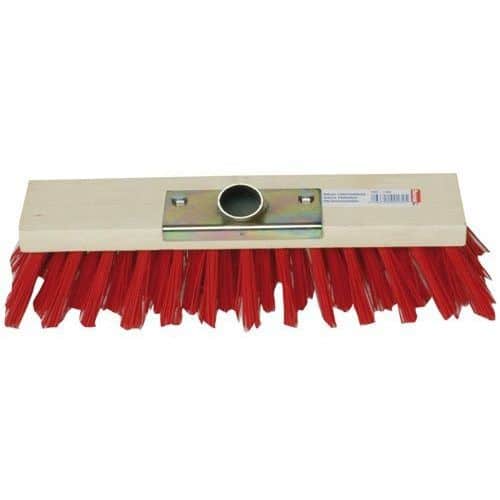 Balai cantonnier pvc rouge - 31cm - Thomas