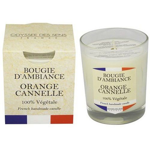 Bougie France parfumée Orange cannelle - 180g - Odyssée des sens