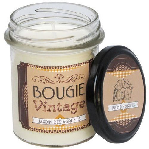 Bougie vintage 100% végétale agrume - 30g - Odyssée des sens