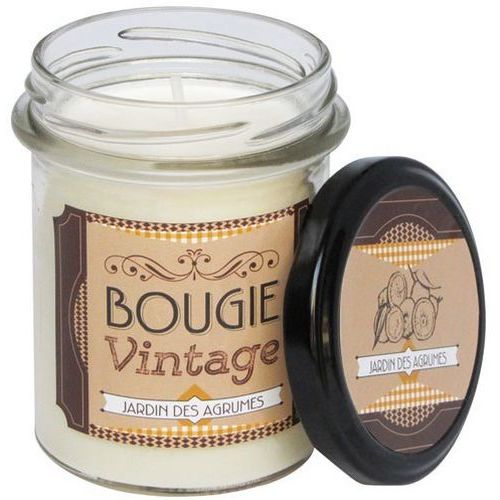 Bougie vintage 100% végétale Agrumes - 150g - Odyssée des sens