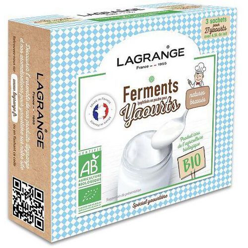 Ferment Bio pour yaourts natures - Lagrange