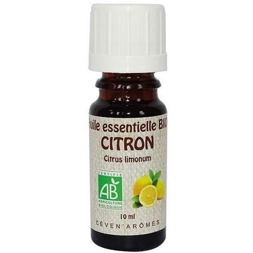 Huile essentielle citron bio - 10ml - Ceven Aromes